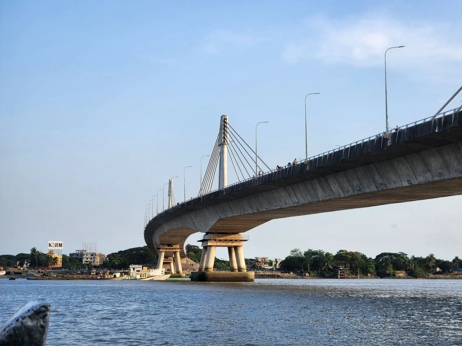Cable-stayed bridge over a calm river in Chattogram — the division a remote SEO expert in Chattogram helps businesses get found in